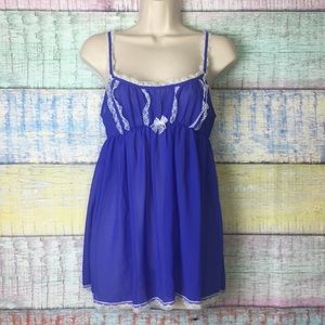 Victoria's Secret Purple Babydoll Nightie Gown